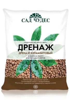 Дренаж Керамзитовый 2 литра в интернет гипермаркете «Планета Лета». Фото