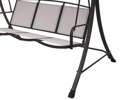 Качели садовые черные 193х130х173 см X29100110 в интернет гипермаркете «Планета Лета». Фото