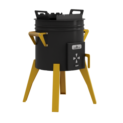 Печь-мангал для казана "LUX" в интернет гипермаркете «Планета Лета». Фото