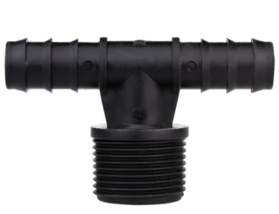 Тройник для трубки с внешней резьбой, 16/16 мм на 3/4" в интернет гипермаркете «Планета Лета». Фото