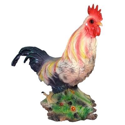 Фигура Петух на цветочках H-42см, L17см ФП138 в интернет гипермаркете «Планета Лета». Фото