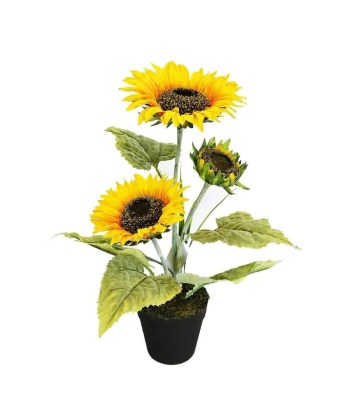 Подсолнух в кашпо H-100см HR-34303 в интернет гипермаркете «Планета Лета». Фото