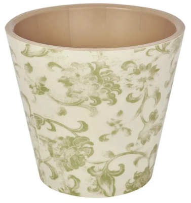 Горшок для цветов London Deco 230 мм, 5л Изящный узор в интернет гипермаркете «Планета Лета». Фото