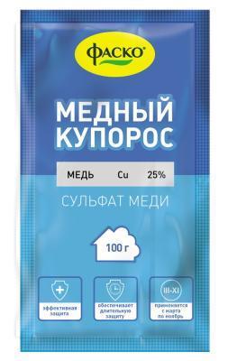 Медный купорос Фаско 100г в интернет гипермаркете «Планета Лета». Фото