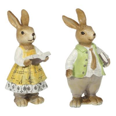 Фигурка декоративная "Заяц", L7,5 W5,5 H14 см, 2в. в интернет гипермаркете «Планета Лета». Фото