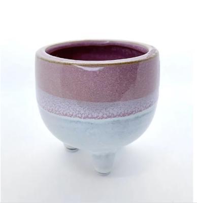 Кашпо Kübel Balun d13; h13 см белый/розовый 594261 в интернет гипермаркете «Планета Лета». Фото