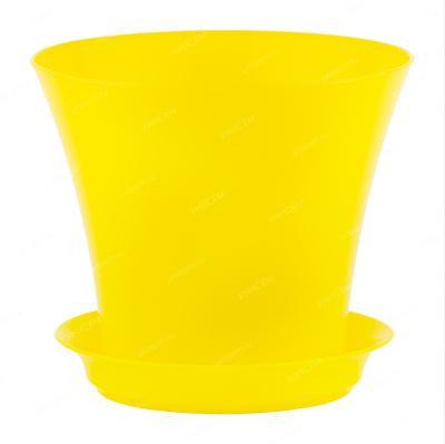 Горшок Сити желтый d11.5; h10см 0,7л С11-40 в интернет гипермаркете «Планета Лета». Фото