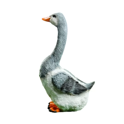 Фигура Гусь серый Н-26см,L-32см,В-12см в интернет гипермаркете «Планета Лета». Фото
