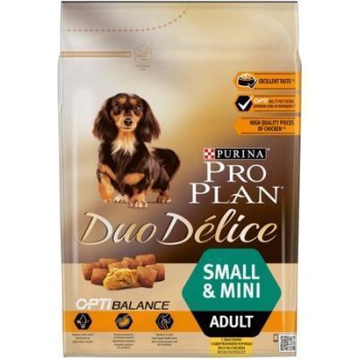 Корм ProPLAN DUO DELICE курица 2.5кг д/с мелких и карликовых (уп4) 12340494 в интернет гипермаркете «Планета Лета». Фото