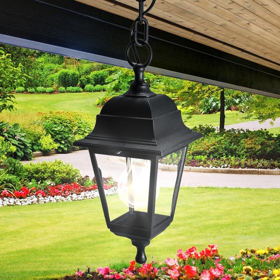 Светильник садово-парковый ЭРА "Адель" черный прозрачное стекло НСУ 04-60-001 в интернет гипермаркете «Планета Лета». Фото