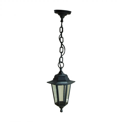 Светильник садово-парковый ЭРА "Адель1" черный прозрачное стекло НСУ 06-60-001 в интернет гипермаркете «Планета Лета». Фото