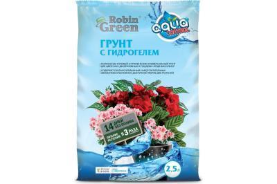 Грунт универсальный Робин Грин с гидрогелем 2,5л в интернет гипермаркете «Планета Лета». Фото
