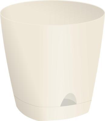 Горшок для цветов AMSTERDAMD140мм, 1,35л с прикорневым поливом Сливочный в интернет гипермаркете «Планета Лета». Фото