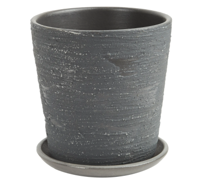 Горшок Лофт графит готика борт d15, h15см, 1,7л в интернет гипермаркете «Планета Лета». Фото