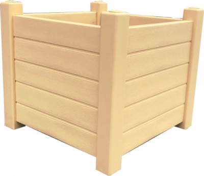 Кашпо "Прованс" квадратное 3731 в интернет гипермаркете «Планета Лета». Фото