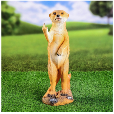 Фигура Сурикат показывает палец Н-38см F373 в интернет гипермаркете «Планета Лета». Фото