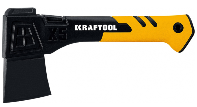 Универсальный топор KRAFTOOL X5 440/620 г, в чехле, 230 мм в интернет гипермаркете «Планета Лета». Фото