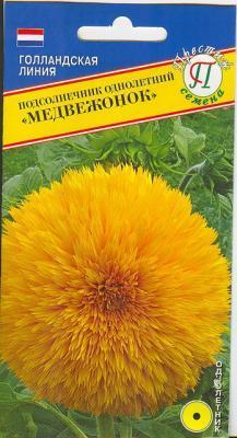 Подсолнечник однолетний Медвежонок в интернет гипермаркете «Планета Лета». Фото