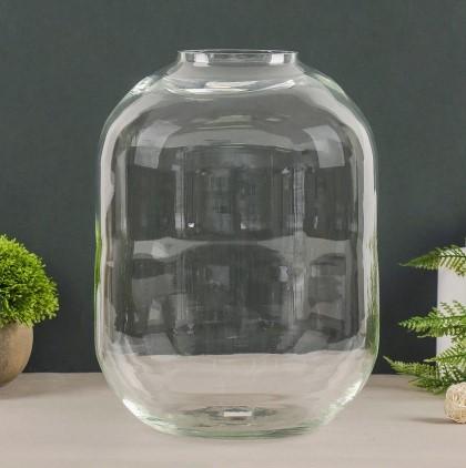 Ваза "ВОЛЬГА-2" (стекло) D22xH29.5cм в интернет гипермаркете «Планета Лета». Фото