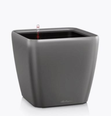 Кашпо   Lechuza Quadro LS Complete (white high gloss), 21x21xH20см в интернет гипермаркете «Планета Лета». Фото