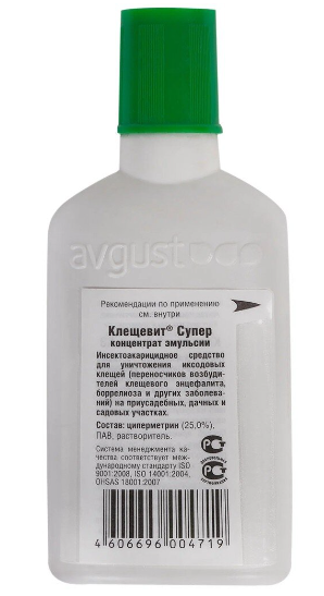 Клещевит Супер, 100 мл в интернет гипермаркете «Планета Лета». Фото