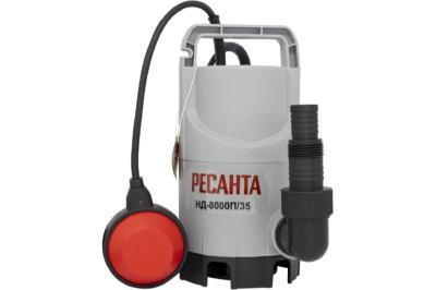 Насос дренажный НД-8000П/35 Ресанта для грязной воды 77/2/1 в интернет гипермаркете «Планета Лета». Фото