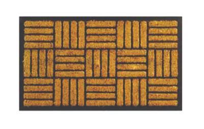 Коврик придверный кокос. 45х75 Паркет SUNSTEP 32-093 в интернет гипермаркете «Планета Лета». Фото