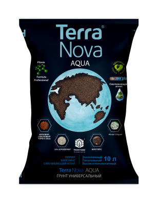 Грунт Терра Нова Аква проф универсальный с биогумусом и 10% перлита 10л в интернет гипермаркете «Планета Лета». Фото