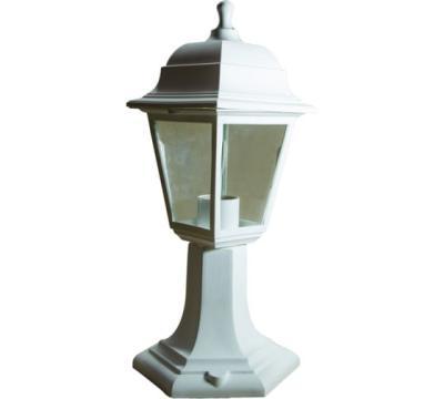 Светильник садово-парковый ЭРА "Оскар" белый прозрачное стекло НТУ 04-60-001 в интернет гипермаркете «Планета Лета». Фото