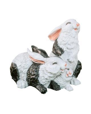 Фигура Зайцы-семейка Н-27см в интернет гипермаркете «Планета Лета». Фото