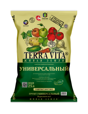 Грунт универсальный с перлитом Terra Vita 25л в интернет гипермаркете «Планета Лета». Фото