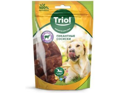 Лакомство Triol пикантные сосиски из ягн. с уткой д/соб. 70г 10171008 в интернет гипермаркете «Планета Лета». Фото