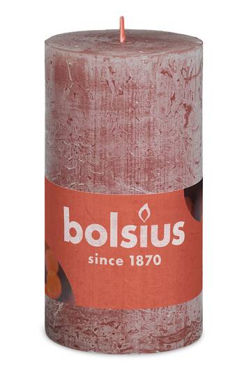 Свеча Болсус Рустик 100*50 SHINE коричневая замша в интернет гипермаркете «Планета Лета». Фото