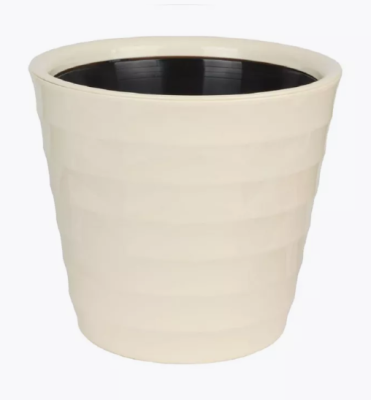 Горшок Лаура ванильный, d30, h30см, 16,6л с вкл. ЛР30-31 в интернет гипермаркете «Планета Лета». Фото