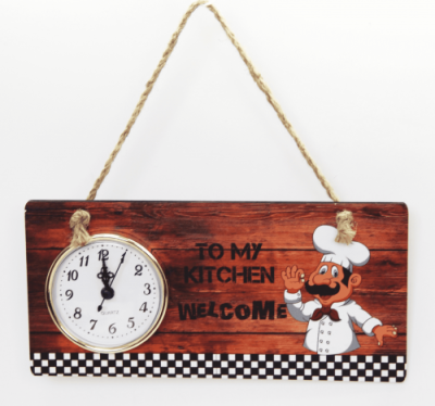 Часы -декор настенный (25*12см)  DP-53932 в интернет гипермаркете «Планета Лета». Фото