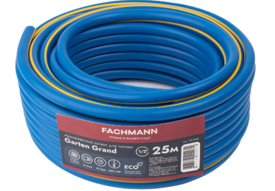 Шланг FACHMANN Garten Grand. ТЭП 2 мм, диаметр 1/2 (12,5 мм), бухта 25 м. Fachmann в интернет гипермаркете «Планета Лета». Фото Шланг FACHMANN Garten Grand. ТЭП 2 мм, диаметр 1/2 (12,5 мм), бухта 25 м. в интернет гипермаркете «Планета Лета». Фото