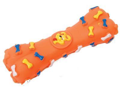 Игрушка "Косточка с рисунком" резиновая 16см Каскад в интернет гипермаркете «Планета Лета». Фото Игрушка "Косточка с рисунком" резиновая 16см в интернет гипермаркете «Планета Лета». Фото