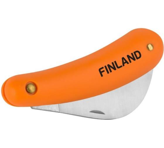 Нож FINLAND садовый с изогнутым лезвием из нерж стали 1452 в интернет гипермаркете «Планета Лета». Фото