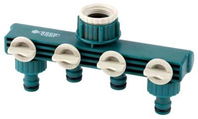 Распределитель четырехканал. RACO "Original" (резьба внеш.-соедин.), 1/2" x 3/4" 4250-55258C в интернет гипермаркете «Планета Лета». Фото
