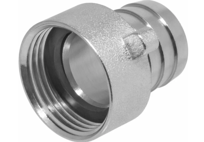 Штуцер для садового шланга 3/4" в с нак. гайкой 3/4"  внутр. и упл. прокладкой, латунь, MP-У в интернет гипермаркете «Планета Лета». Фото