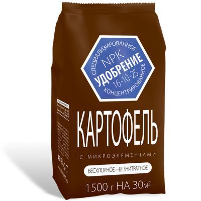 Удобрение для картофеля У ВСЕХ АГРОУСПЕХ с микроэлементами, минеральное 1,5кг в интернет гипермаркете «Планета Лета». Фото