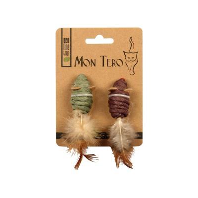 Игрушка Мон Теро ЭКО Мышь с кошач. мятой д/кош зелен/фиолет XHC-2156-VO в интернет гипермаркете «Планета Лета». Фото