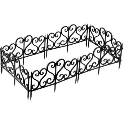 Ограждение "Ажурное", 3 метра, черный в интернет гипермаркете «Планета Лета». Фото