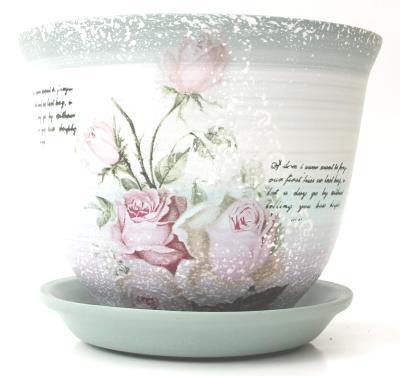 Горшок Гранд Декупаж 431 №3 d15  ДК431 в интернет гипермаркете «Планета Лета». Фото