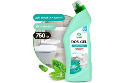 Средство чистящее универсальное "DOS GEL" Мятная сила 750 мл 125679 в интернет гипермаркете «Планета Лета». Фото