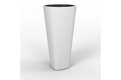 Кашпо LAMELA MUZA высокая d39, h81 см белый (вкладыш 061887) в интернет гипермаркете «Планета Лета». Фото