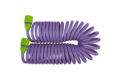 Шланг спиральный, 7.5 м х 10 мм, адаптер 1/2-3/4, разбрызгиватель Palisad 67412 в интернет гипермаркете «Планета Лета». Фото