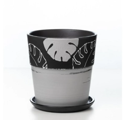 Горшок Монстера крафит конус борт d15, h15,5см, 1,5л в интернет гипермаркете «Планета Лета». Фото