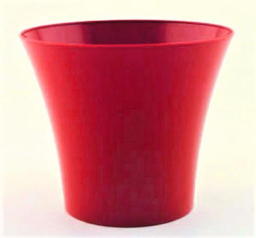 Горшок Сити красный d11,5; h10см 0,7л, С11-16 в интернет гипермаркете «Планета Лета». Фото