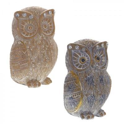 Фигурка декор Сова 11 см 266027 в интернет гипермаркете «Планета Лета». Фото